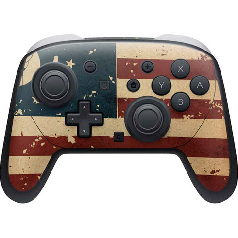 Dont Tread On Me American Flag Nintendo Switch 2 (2025) Pro Controller Skin