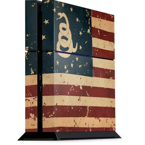 Dont Tread On Me American Flag PlayStation PS4 Skins