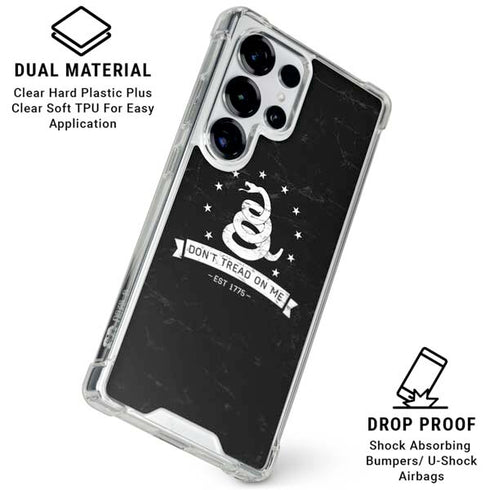 Dont Tread On Me Est 1775 Galaxy S25 Ultra Clear Case