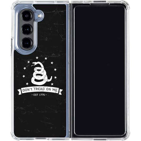Dont Tread On Me Est 1775 Galaxy Z Fold5 5G Clear Case