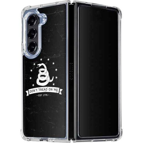 Dont Tread On Me Est 1775 Galaxy Z Fold5 5G Clear Case
