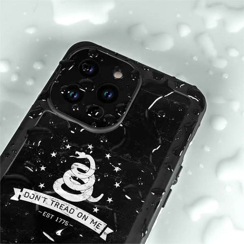Dont Tread On Me Est 1775 iPhone 15 Pro Waterproof Case