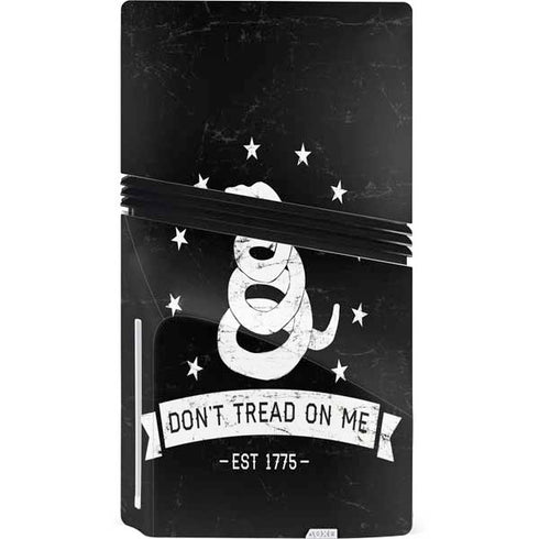 Dont Tread On Me Est 1775 PS5 Pro Disk Console Skin