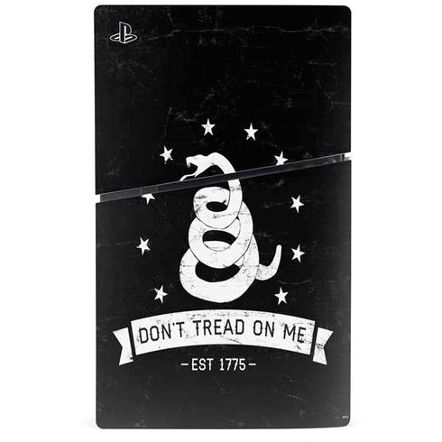 Dont Tread On Me Est 1775 PS5 Slim Digital Edition Console Skin