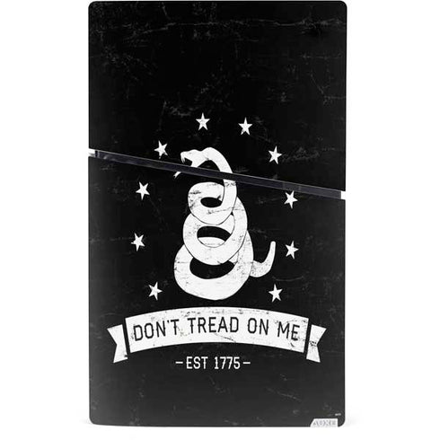Dont Tread On Me Est 1775 PS5 Slim Digital Edition Console Skin