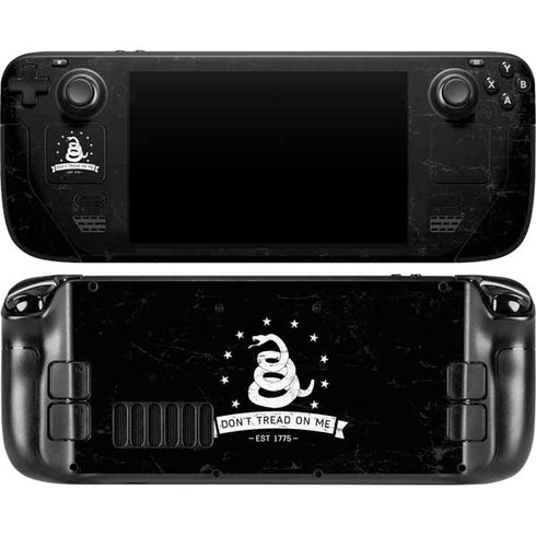 Dont Tread On Me Est 1775 Steam Deck Handheld Gaming Computer OLED Skin