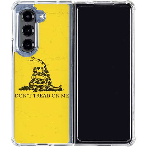 Dont Tread On Me Galaxy Z Fold5 5G Clear Case