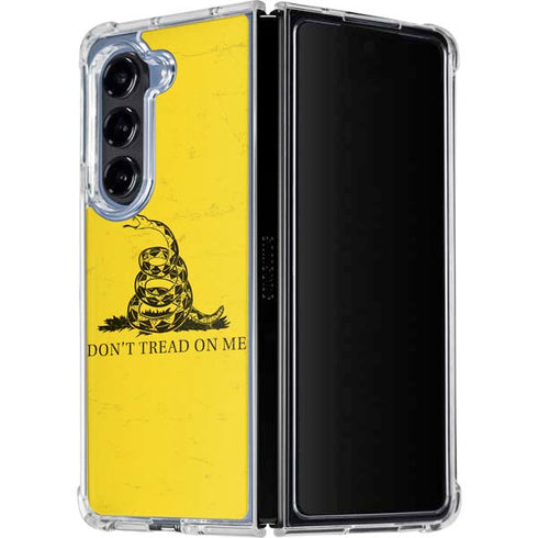 Dont Tread On Me Galaxy Z Fold5 5G Clear Case