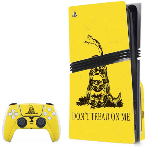 Dont Tread On Me PS5 Pro Disk Bundle Skin