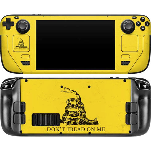 Dont Tread On Me Steam Deck Handheld Gaming Computer OLED Skin
