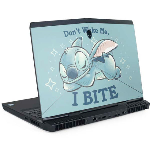 Disney Lilo and Stitch Dont Wake Me I Bite Dell Alienware Skin