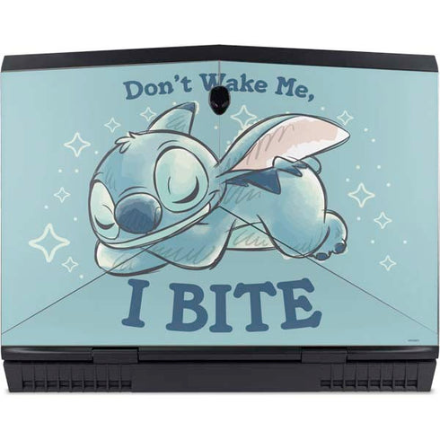 Disney Lilo and Stitch Dont Wake Me I Bite Dell Alienware Skin
