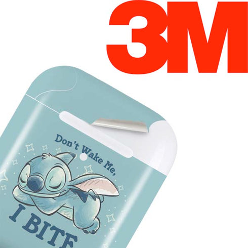 Disney Lilo and Stitch Dont Wake Me I Bite Apple AirPods 2 Skin