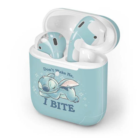 Disney Lilo and Stitch Dont Wake Me I Bite Apple AirPods 2 Skin