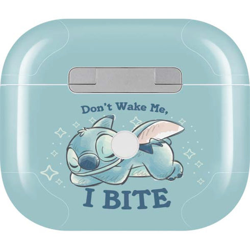 Disney Lilo and Stitch Dont Wake Me I Bite Apple AirPods (3rd Gen 2021) Skin