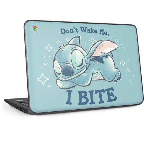 Disney Lilo and Stitch Dont Wake Me I Bite HP Chromebook Skin