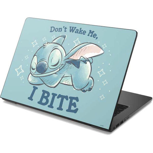 Disney Lilo and Stitch Dont Wake Me I Bite Dell Chromebook Skin