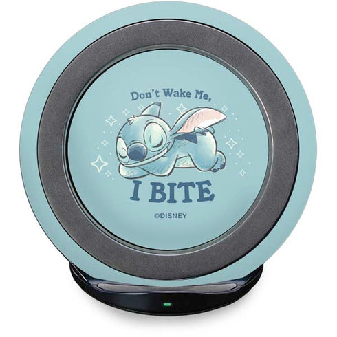 Disney Lilo and Stitch Dont Wake Me I Bite Fast Charge Wireless Charging Stand Skin