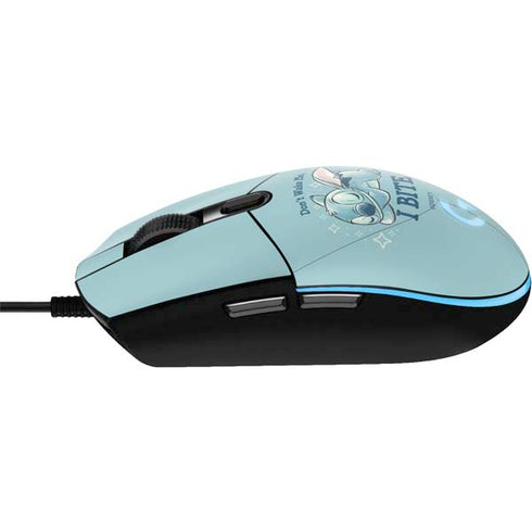 Disney Lilo and Stitch Dont Wake Me I Bite G203 Prodigy RGB Wired Gaming Mouse Skin