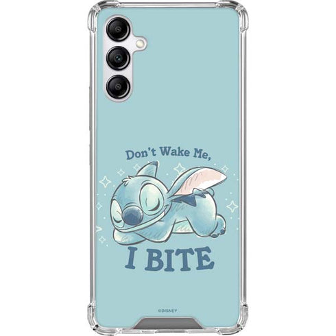 Disney Lilo and Stitch Dont Wake Me I Bite Galaxy A14 5G Clear Case
