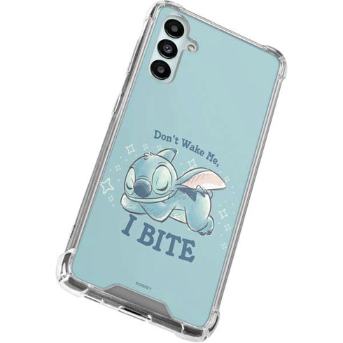 Disney Lilo and Stitch Dont Wake Me I Bite Galaxy A14 5G Clear Case