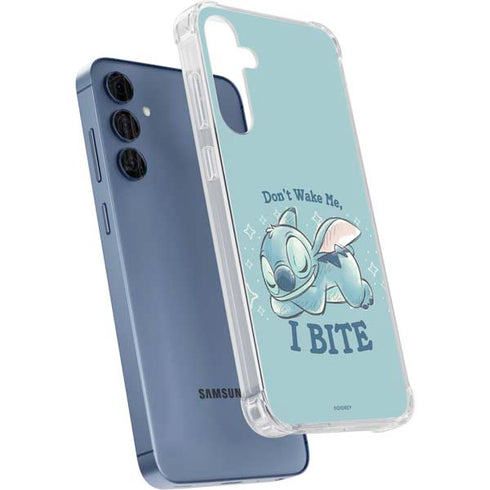 Disney Lilo and Stitch Dont Wake Me I Bite Galaxy A35 5G Clear Case