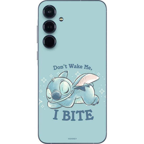 Disney Lilo and Stitch Dont Wake Me I Bite Galaxy A35 5G Skin