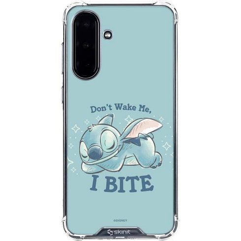 Disney Lilo and Stitch Dont Wake Me I Bite Galaxy A36 5G Clear Case