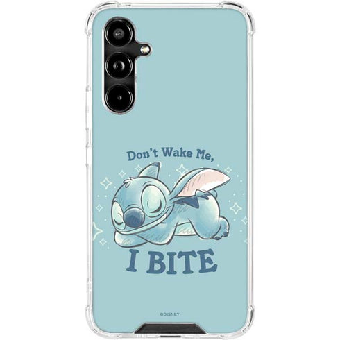 Disney Lilo and Stitch Dont Wake Me I Bite Galaxy A54 5G Clear Case