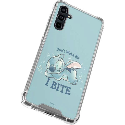 Disney Lilo and Stitch Dont Wake Me I Bite Galaxy A54 5G Clear Case