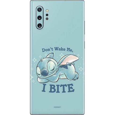Disney Lilo and Stitch Dont Wake Me I Bite Galaxy Note 10 Plus Skin