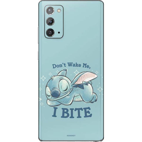 Disney Lilo and Stitch Dont Wake Me I Bite Galaxy Note20 5G Skin