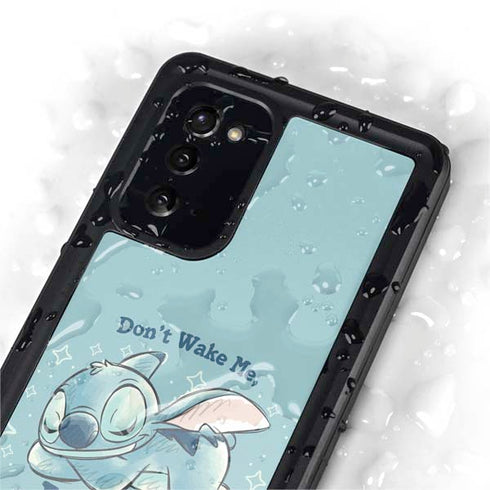 Disney Lilo and Stitch Dont Wake Me I Bite Galaxy Note20 5G Waterproof Case