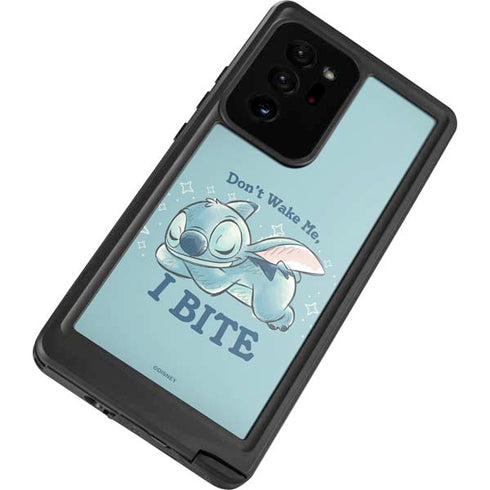 Disney Lilo and Stitch Dont Wake Me I Bite Galaxy Note20 Ultra 5G Waterproof Case