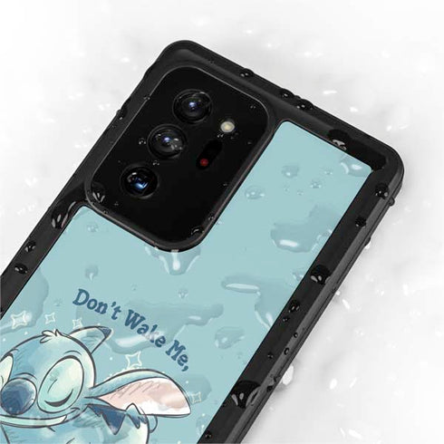 Disney Lilo and Stitch Dont Wake Me I Bite Galaxy Note20 Ultra 5G Waterproof Case