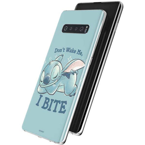 Disney Lilo and Stitch Dont Wake Me I Bite Galaxy S10 Plus Skin