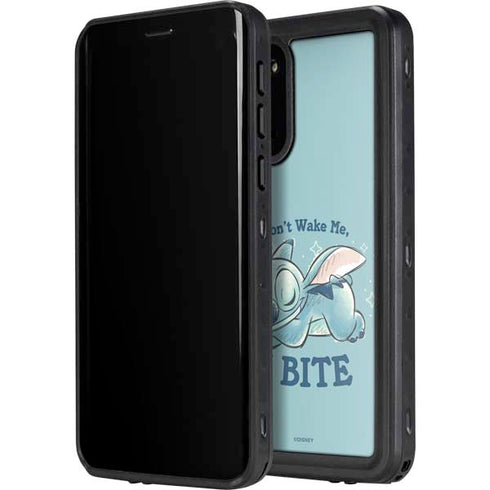 Disney Lilo and Stitch Dont Wake Me I Bite Galaxy S20 Plus Waterproof Case