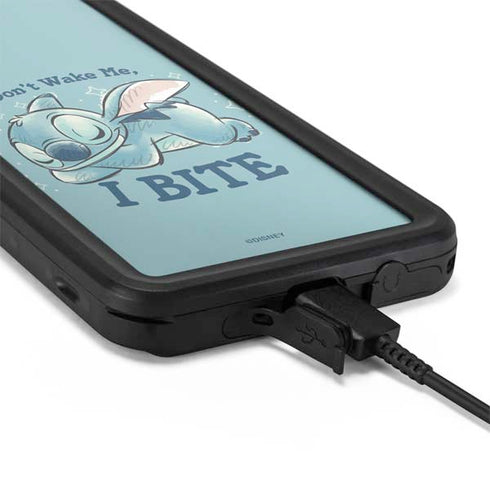Disney Lilo and Stitch Dont Wake Me I Bite Galaxy S20 Plus Waterproof Case