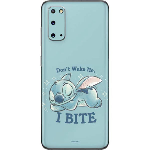 Disney Lilo and Stitch Dont Wake Me I Bite Galaxy S20 Skin