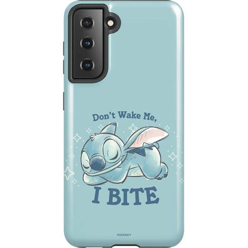 Disney Lilo and Stitch Dont Wake Me I Bite Galaxy S21 5G Pro Case