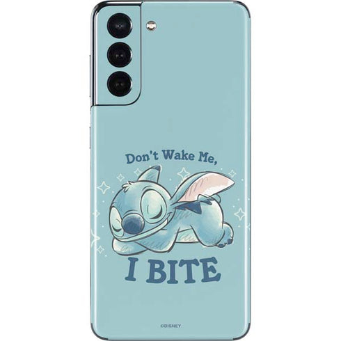 Disney Lilo and Stitch Dont Wake Me I Bite Galaxy S21 5G Skin