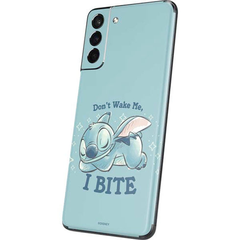 Disney Lilo and Stitch Dont Wake Me I Bite Galaxy S21 5G Skin