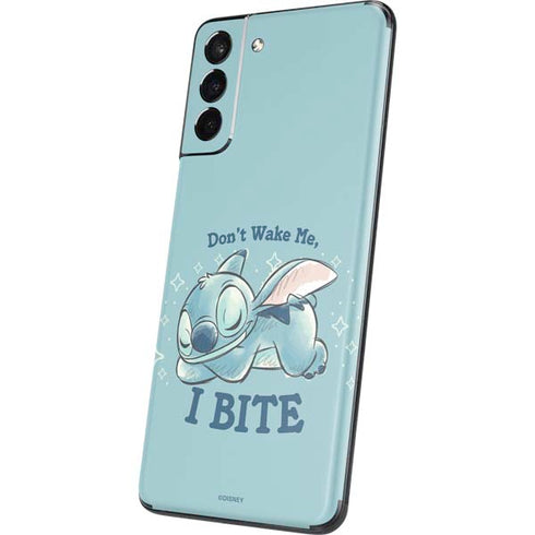 Disney Lilo and Stitch Dont Wake Me I Bite Galaxy S21 Plus 5G Skin