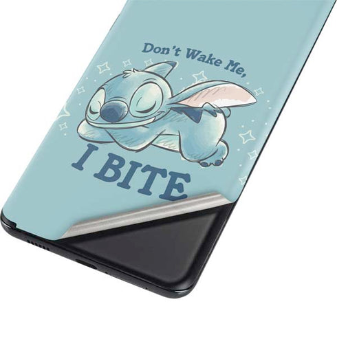 Disney Lilo and Stitch Dont Wake Me I Bite Galaxy S21 Plus 5G Skin