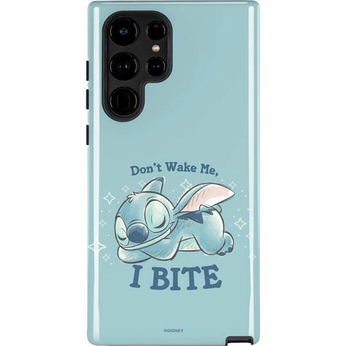 Disney Lilo and Stitch Dont Wake Me I Bite Galaxy S22 Ultra Pro Case