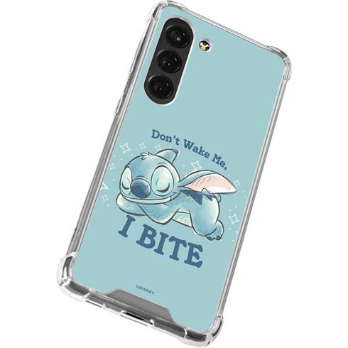 Disney Lilo and Stitch Dont Wake Me I Bite Galaxy S23 Clear Case