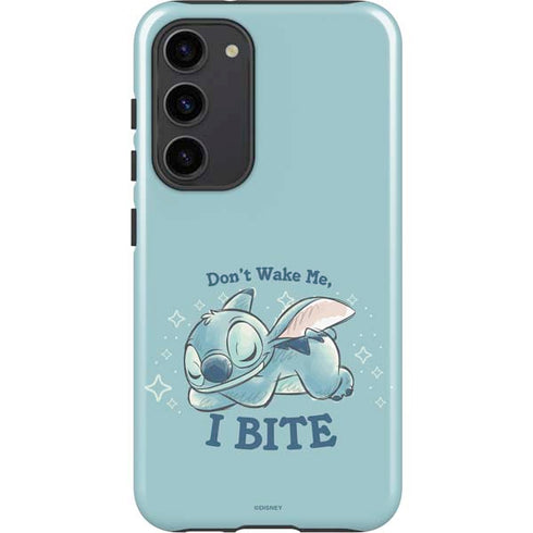 Disney Lilo and Stitch Dont Wake Me I Bite Galaxy S23 Plus Pro Case