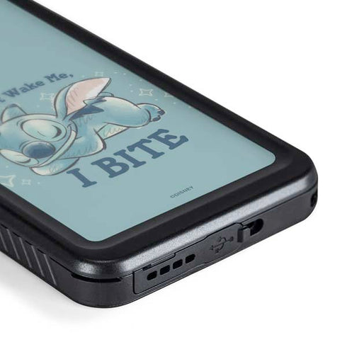Disney Lilo and Stitch Dont Wake Me I Bite Galaxy S23 Plus Waterproof Case