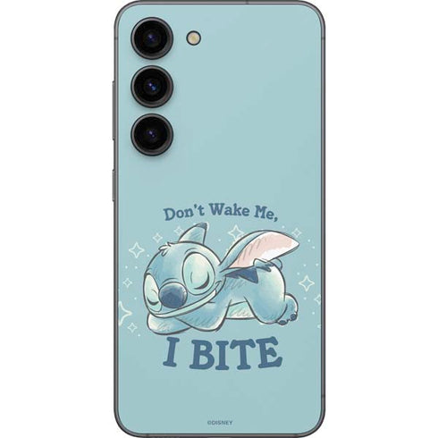 Disney Lilo and Stitch Dont Wake Me I Bite Galaxy S23 Skin