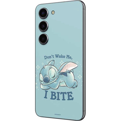 Disney Lilo and Stitch Dont Wake Me I Bite Galaxy S23 Skin